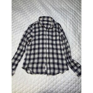Rag & Bone Plaid Button Down Shirt Long Sleeve Casual Top Size 8‎